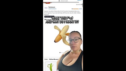 And it will be my squishy #amazon #amazonfinds #banana #funny #wtf