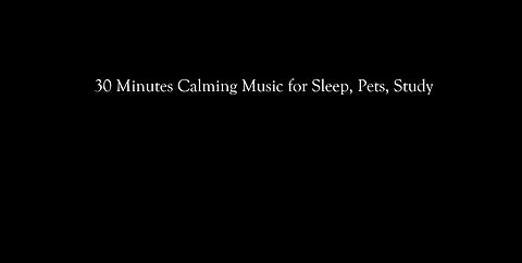 30 MINUTES sleep music for you and your pet with Gentle background Rain at Night, Relaxing