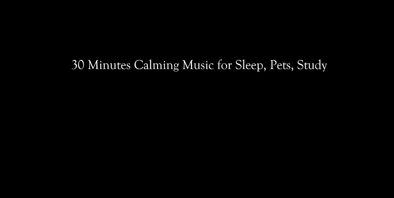 30 MINUTES sleep music for you and your pet with Gentle background Rain at Night, Relaxing