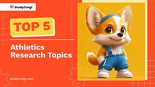 TOP-5 Athletics Research Topics