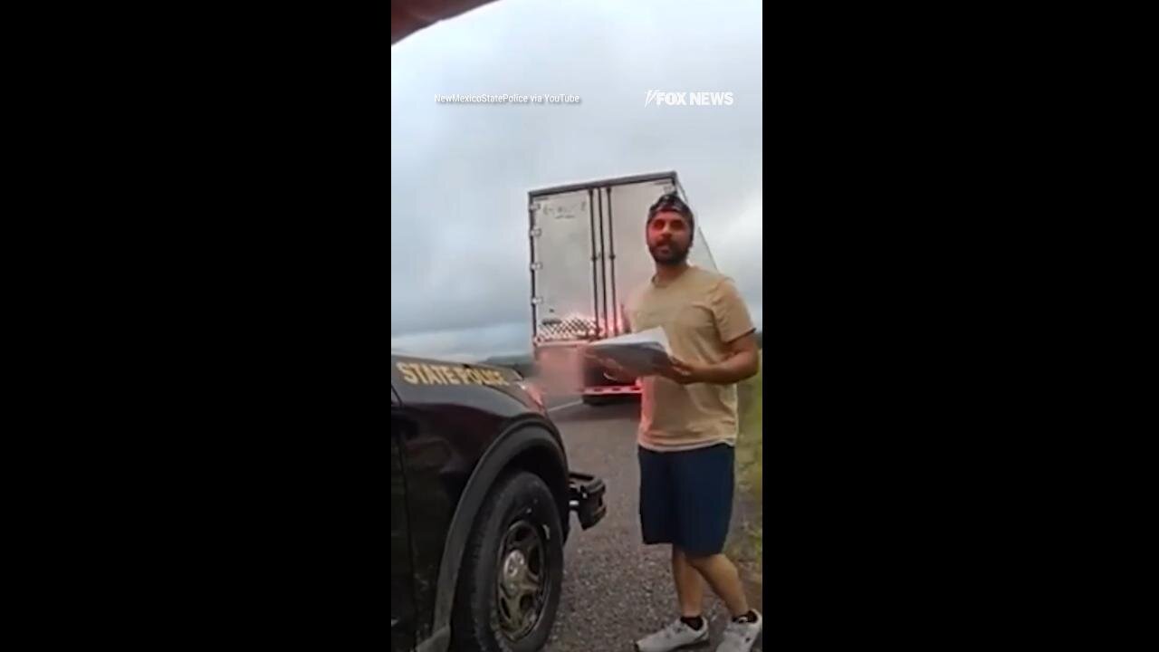 New bodycam shows illegal migrant truck driver stopped for speeding 7/25 - KILLED three in Fla 8/25