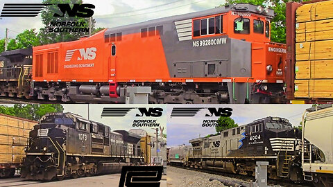 NS 196 and NS 178 race in Erlanger KY Feat. NS 992800MW, NS 1073, and NS 4004