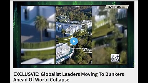 "Globalist Leaders Relocating to Bunkers in Anticipation of Worldwide Collapse - Exclusive"