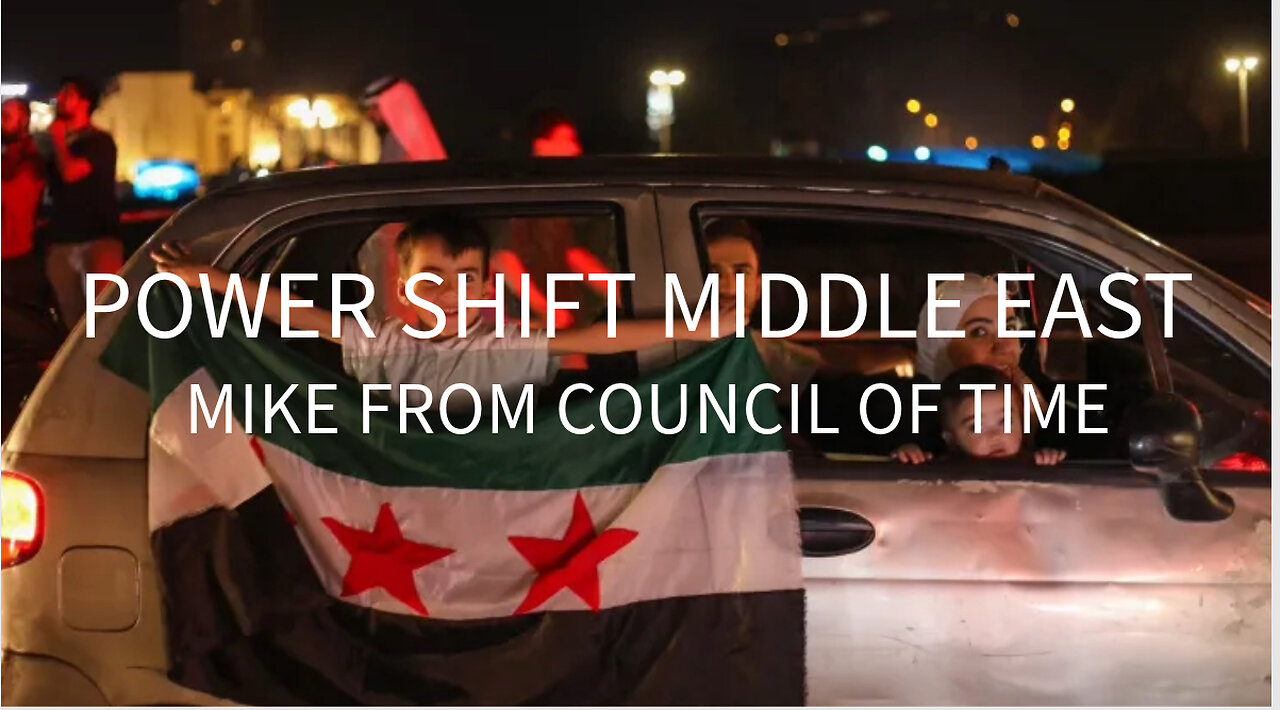 Mike From COT Power Shift in Middle East - Announcements Coming - Syria