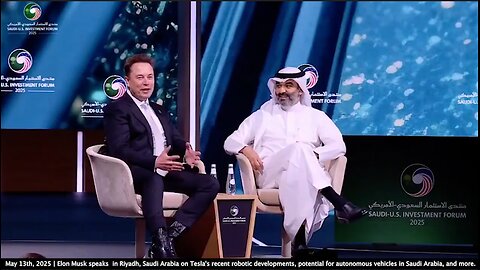 Elon Musk | “Our Robots Did Trump Dance...Headed to a Radically Different World...Tens of Billions (of Humanoid Robots)...Going to Be Universal High Income...Best Envisioning of AI Future Is Culture Books By Iain Banks.” 5/13/25