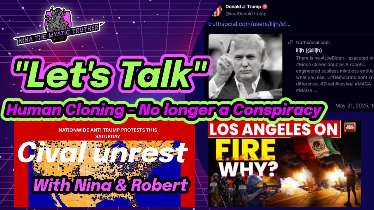✨"Let's Talk"✨ Human Cloning - "No King Day" - 71ST BILDERBERG MEETING - let's talk about it!!