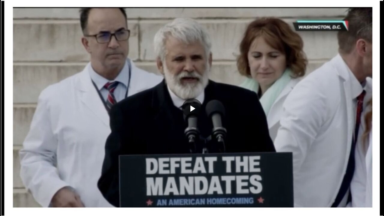 "Dr. Robert Malone's Full Speech at the DEFEAT THE MANDATES March in D.C."