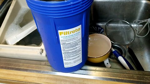 First filter replacement day!