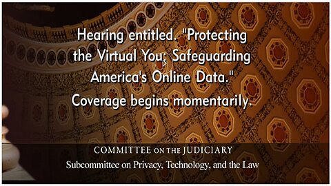Senate Judiciary SubCmte on Privacy, Technology, Law: Safeguarding Americans' Online Data