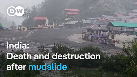 What caused the flash flooding that swept through village in India's state of Uttarakhand? | DW News