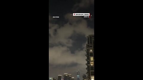 Tel Aviv as Israels military says it identified missiles launched from Iran!
