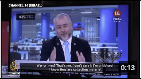 "Israeli TV Allegedly Advocates Terror Against Gaza Strip Population"