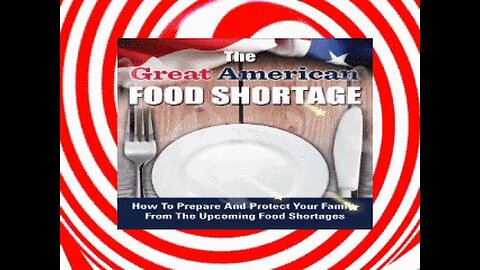 food Shortage coming soon