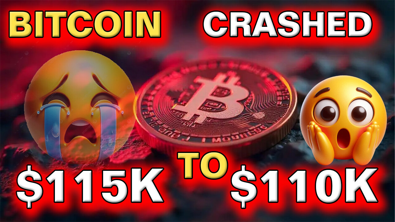 Bitcoin Crashed! 115K to 110K 🔥 🚀 Sindhi Trading | Crypto Market