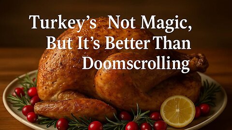 Turkey Won’t Cast Spells, But It’s a Brighter Vibe Than News Fatigue! L01