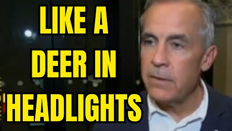 Mark Carney FOLDS Under The Pressure As Reporters Confront Him
