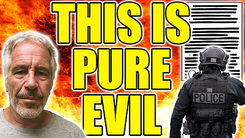 Epstein Files Situation is Disgusting - Evil Needs To Be Exposed