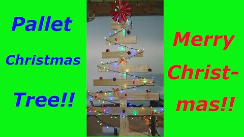 A quick and easy last minute DIY Christmas tree!