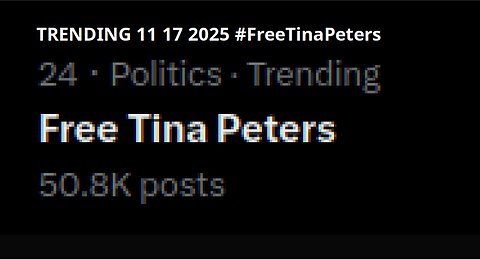 JUAN O SAVIN- Wartime Analysis #FreeTinaPeters- JMC 11 17 2025