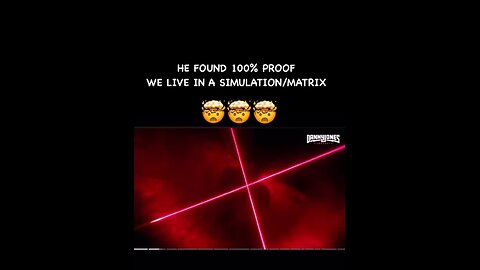 Are we living in the matrix, I think yes