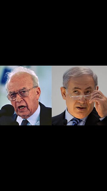 (November 4th 1995) Israeli PM Yitzhak Rabin assassinated. Crowd chanted "BIBI is a MURDERER!"