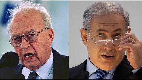 (November 4th 1995) Israeli PM Yitzhak Rabin assassinated. Crowd chanted "BIBI is a MURDERER!"