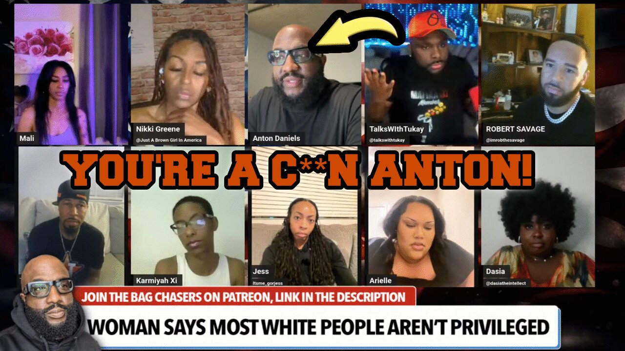Tukay Gets Roasted For Blaming White People For Being Victims & HATED Anton's Answer & Says THIS!