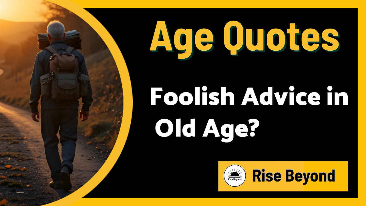Why Planning Too Much in Old Age May Be Foolish – Cicero's Timeless Wisdom