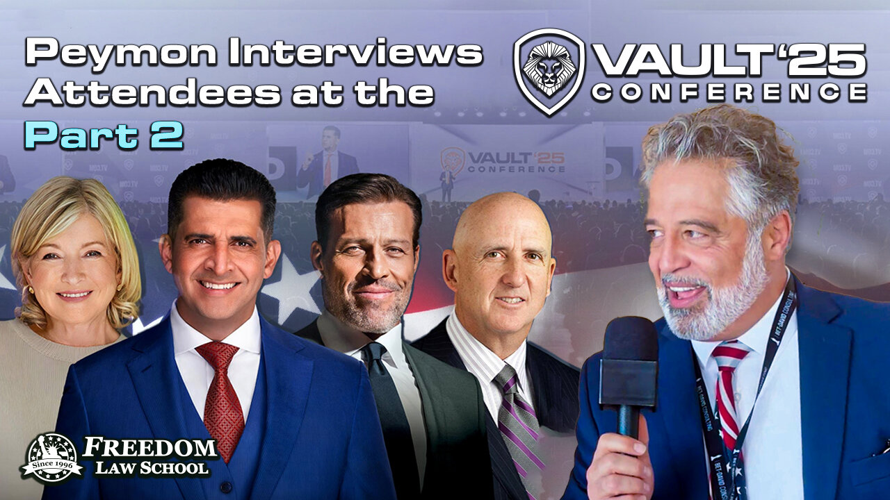 Peymon Interviews attendees at The Vault '25 Conference (Part 2)