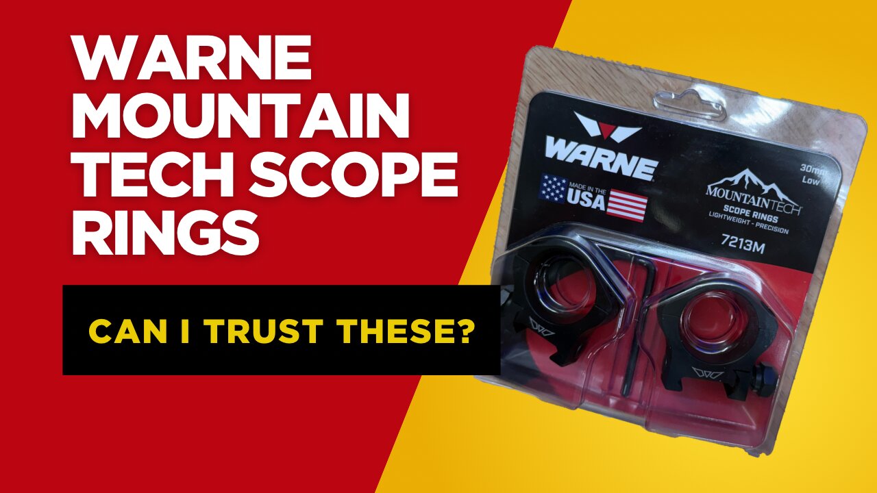 Warne Mountain Tech Scope Rings | Can I Trust These?
