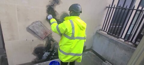 Banksy’s Mural ERASED Outside Royal Courts — Why Are They Hiding It?