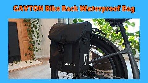 GAVTON Bike Rack Waterproof Bag