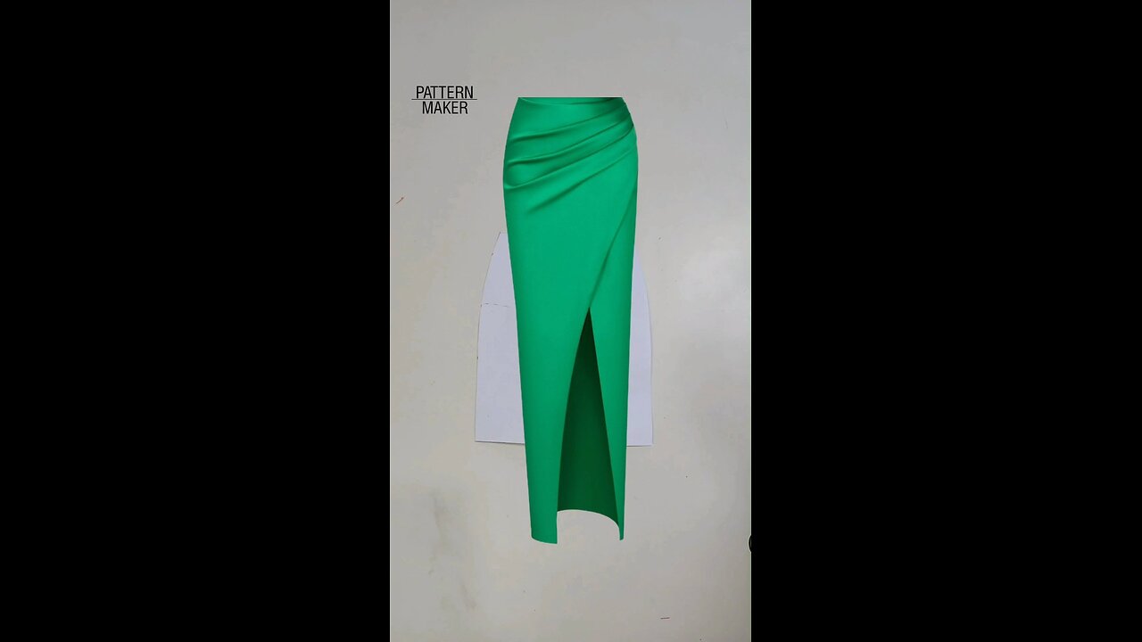 good sewing tip to cut a draped skirt