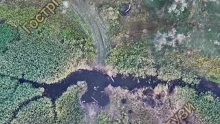 💥🔴 Ukraine Russia War | Grenade Attack on Russian Soldiers Crossing Creek | RCF