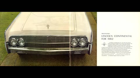 Look at what we lost! Luxury 1962 & 1964 Lincoln Continental Catalogs