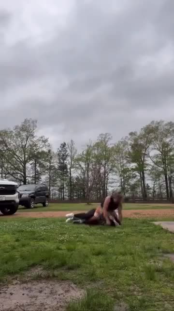 😱Girl brings baseball bat to a fight and still gets OWNED😱