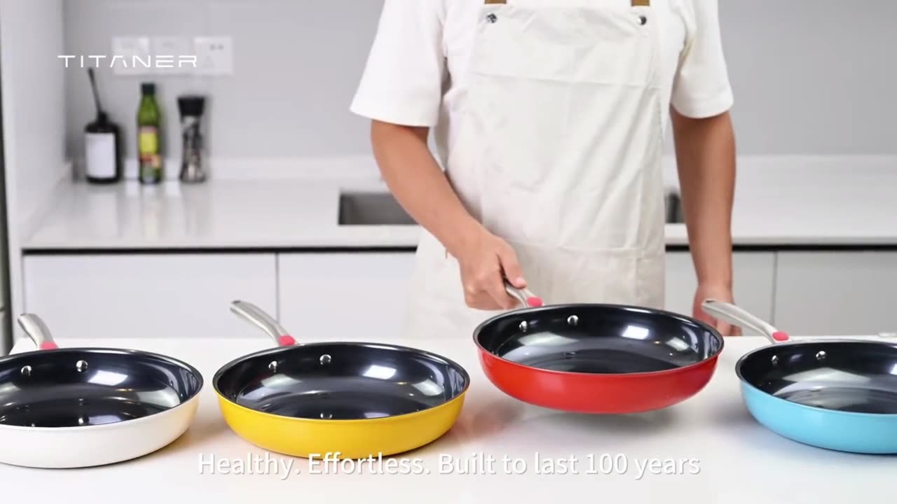 Titaner 5-Layer Titanium Frying Pan — One Pan for Everything