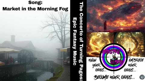 Market in Morning Fog | Ambient Fantasy Music for Reading & Study