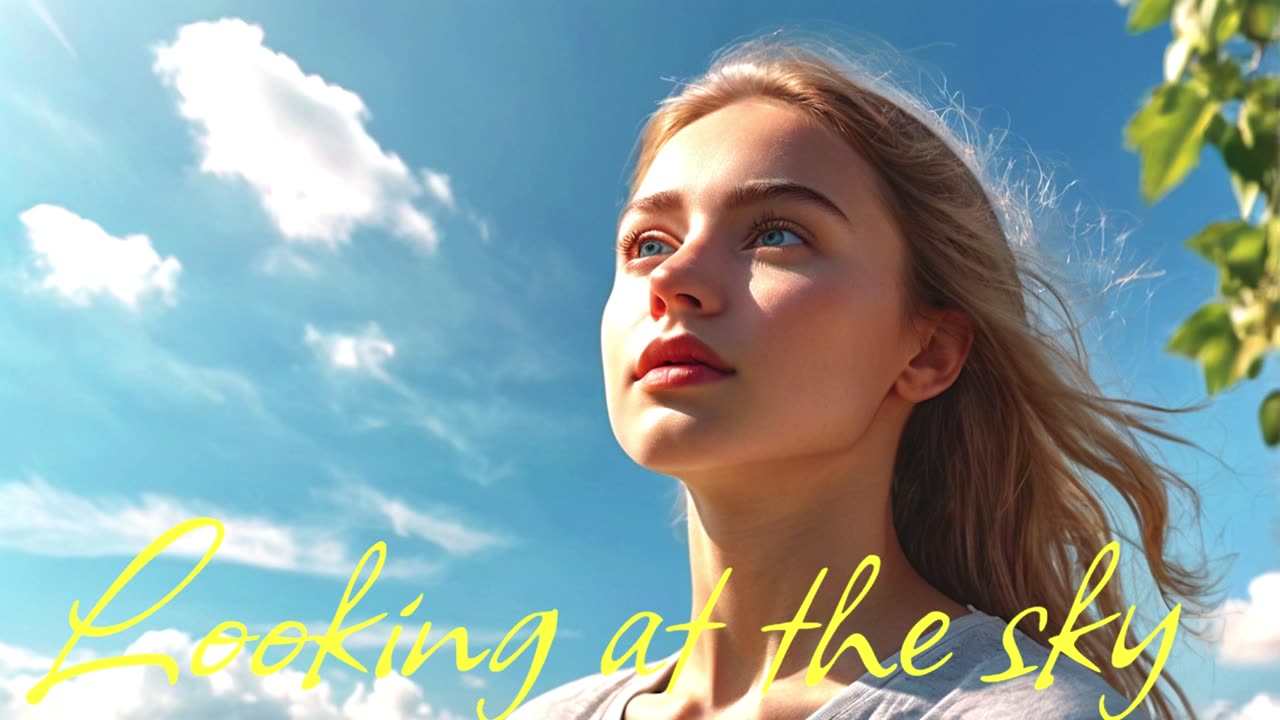 Electronic Music.Song Looking at the sky.