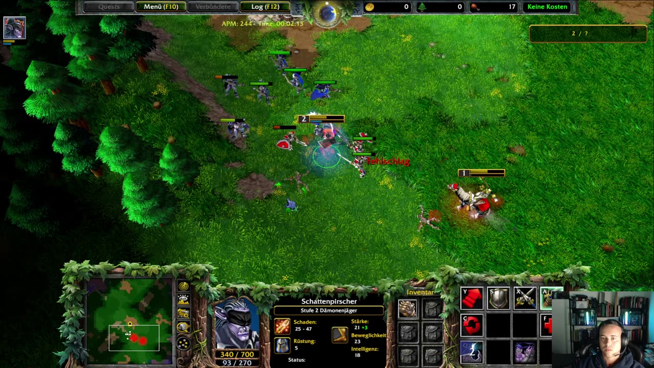 Warcraft 3 - Micro Training ELF - LVL 2