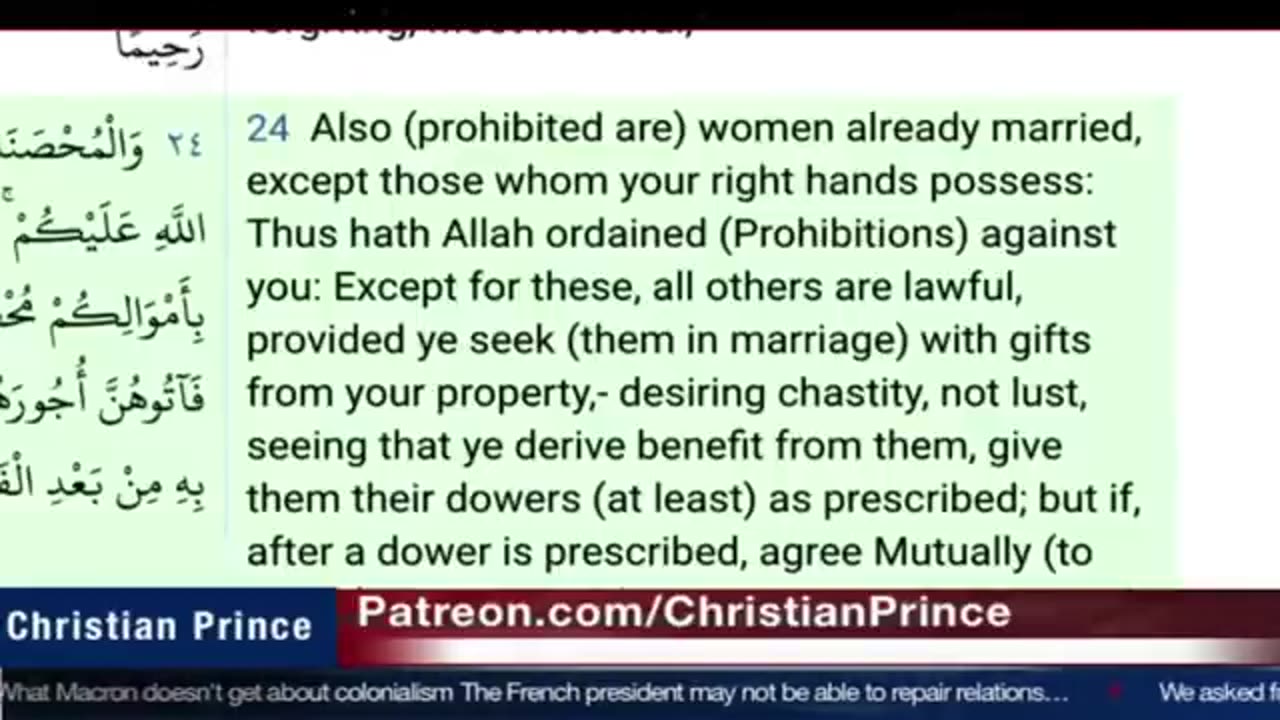 Christian prince Let us see who is slow
