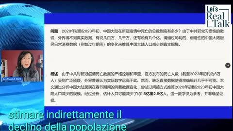 Le persone stanno scoprendo la verità sul COVID e sulla vera popolazione cinese
