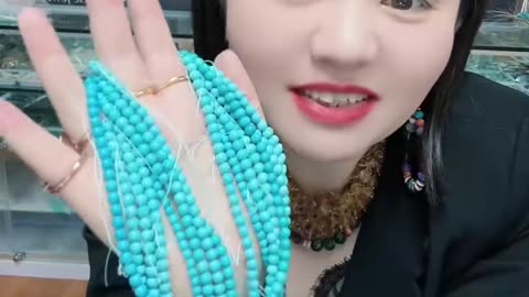 2025-0519-02 Natural Mineral Jelly/Qinjiao/Gelated Turquoise Jewelry