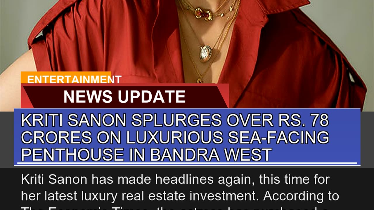 Kriti Sanon Splurges Over Rs Crores on Luxurio