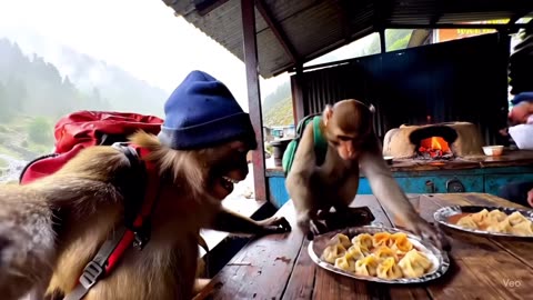 "Tinku Thak Gaya Trekking Karke 😩🐵 | Mountain Wali Maut | Funny Jungle Vlog 2025"