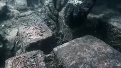 Divers Uncover Ancient Stone Doorway Copy Deep in Atlantic Trench Deepsea