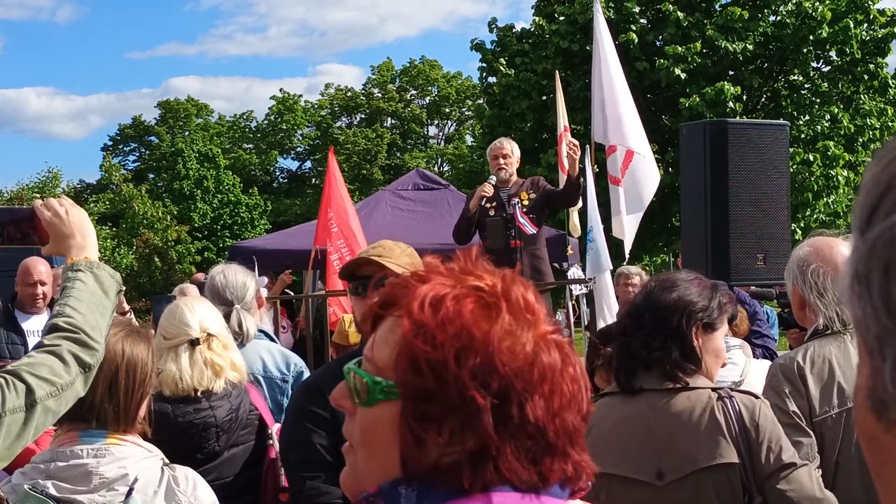 OSLAVY 80 LET VÝROČÍ OD OSVOBOZENÍ ČESKOSLOVENSKA RUDOU ARMÁDOU PŘED FAŠISMEM A NACISMEM V PRAZE