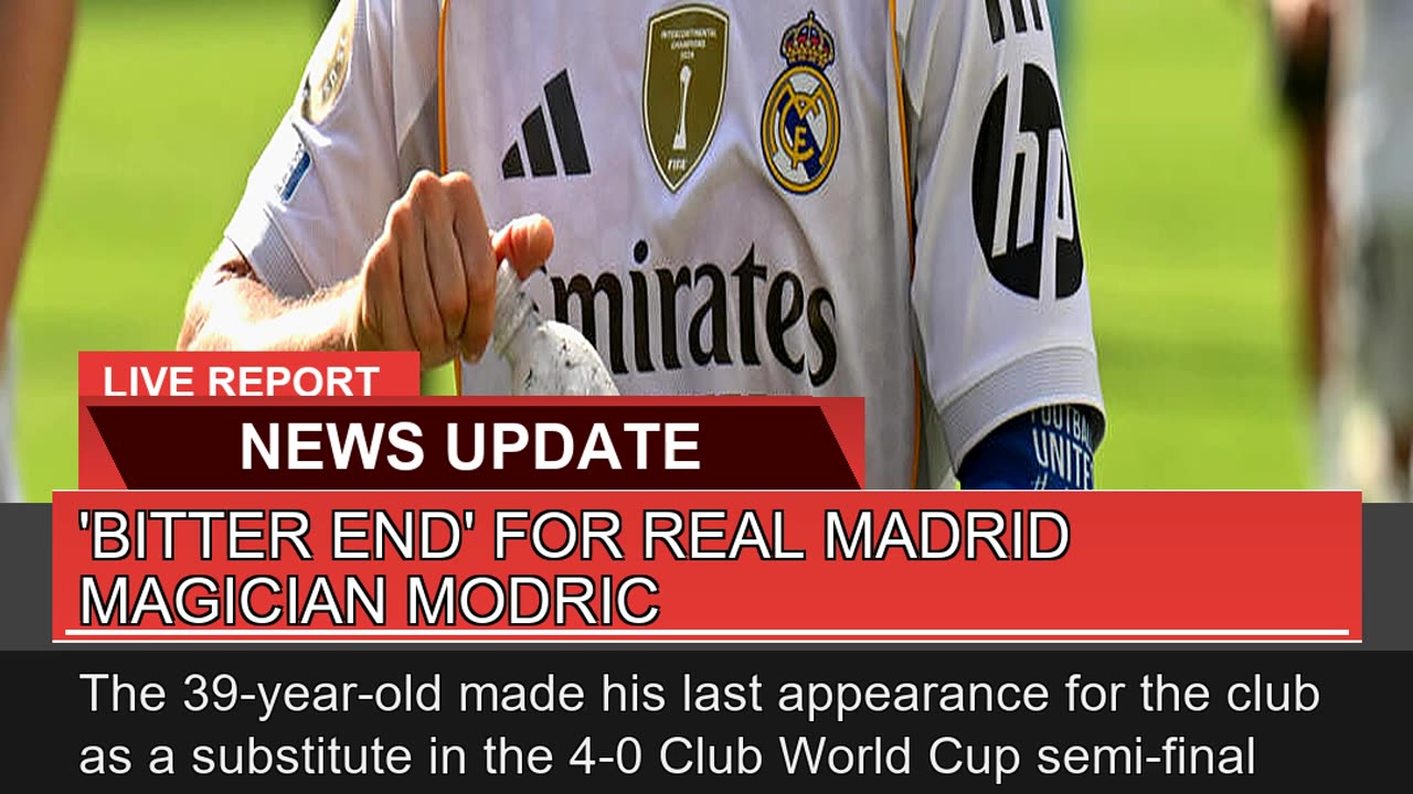 Bitter End for Real Madrid Magician Modric