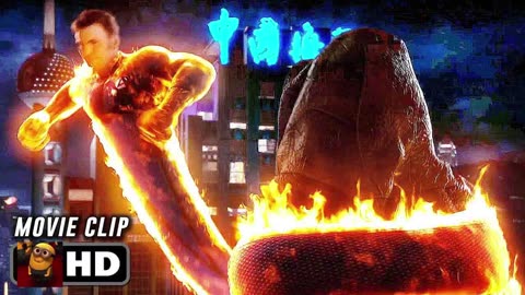 Fantastic Four Vs Doctor Doom - Final Fight Scene _ FANTASTIC FOUR- RISE OF THE SILVER SURFER (2007)