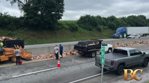 Hot dog spill shuts down highway in Pennsylvania